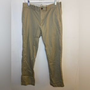 Beige/Tan J Crew Flex Straight Dress Pants SIZE 32x32